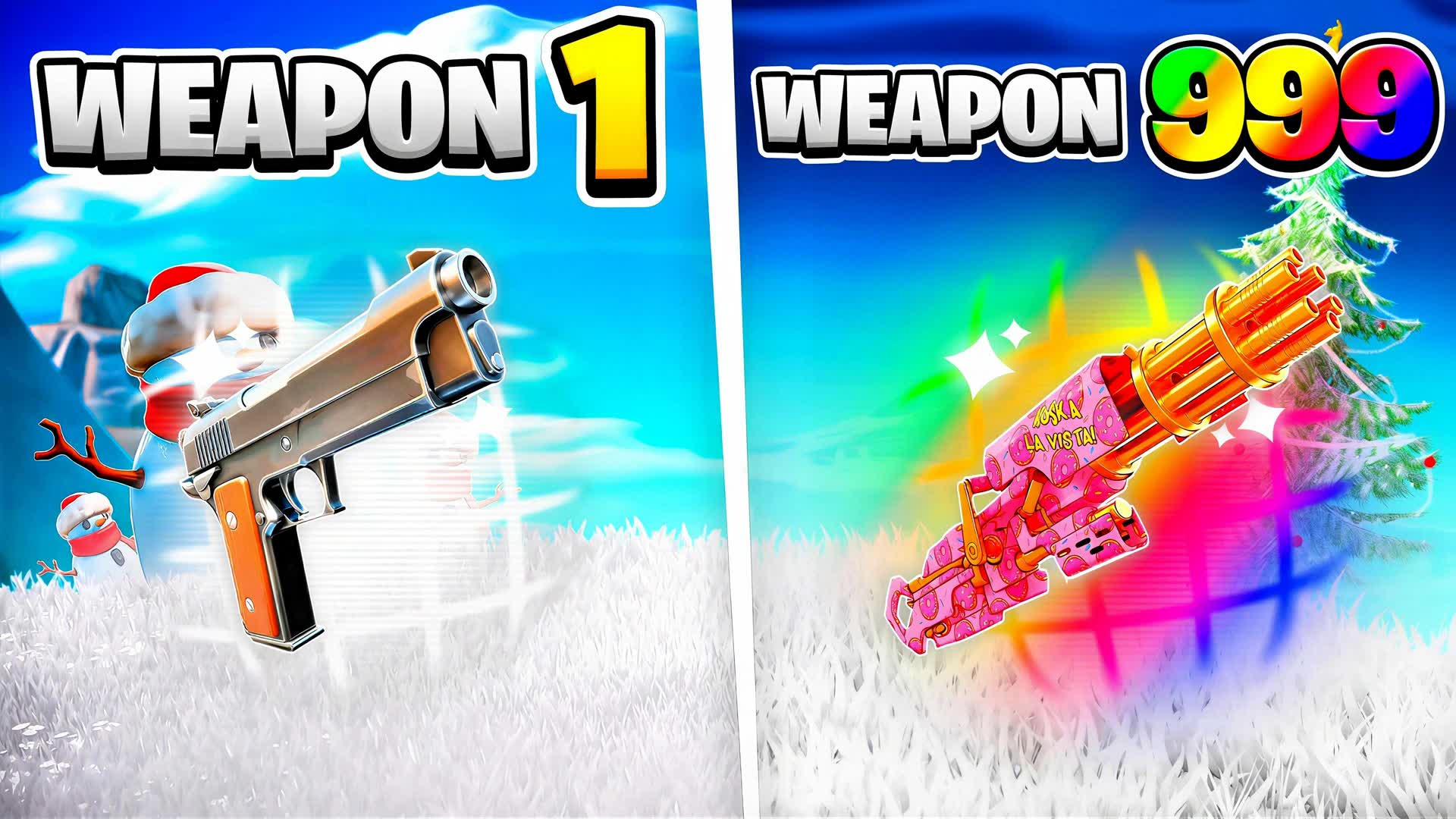 CRAZY⛄GUN GAME 🎯 WINTER