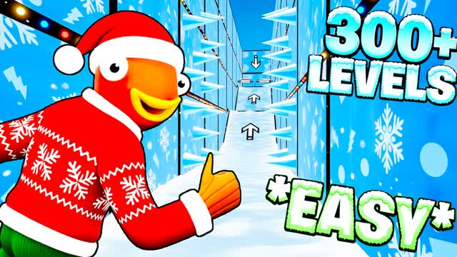❄️EASY WINTER PARKOUR 300 LEVELS