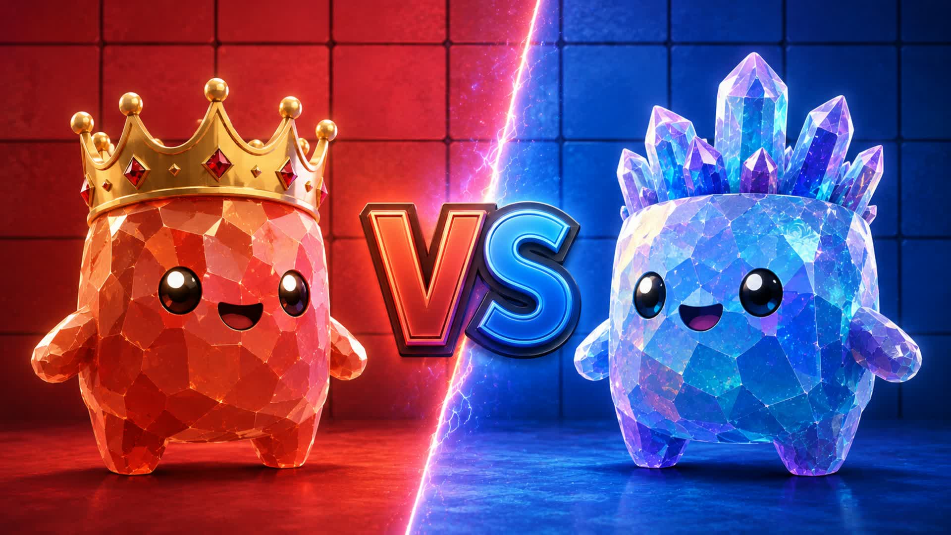 SECRET RED VS BLUE 🔴🔵
