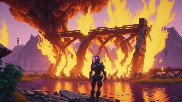 HUGE BATTLE ON A BRIDGE