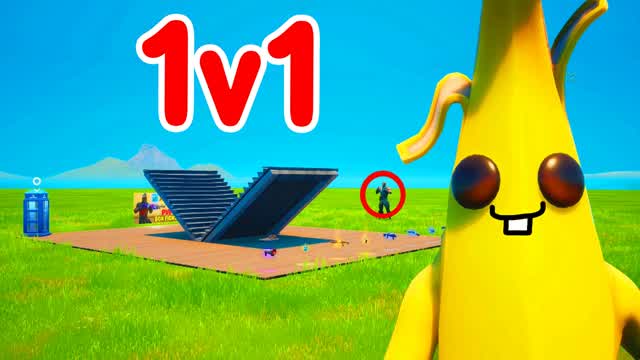 1v1 Build Fights with Peely đ