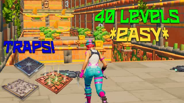 Easy default pakour 40 levels