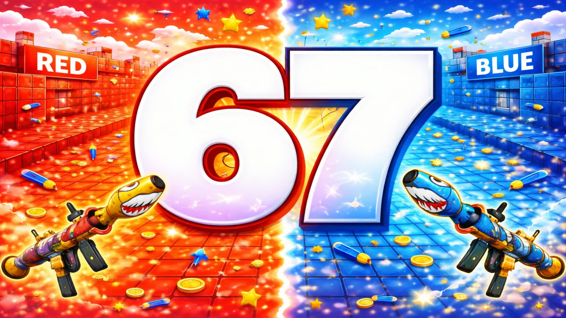 SIX SEVEN NEW SZN ⭐️ RED VS BLUE 🔴🔵