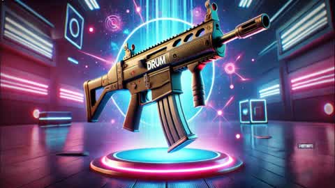 🔫THE DRUM SMG PISTOL ONLY 🎯 ONE SHOT