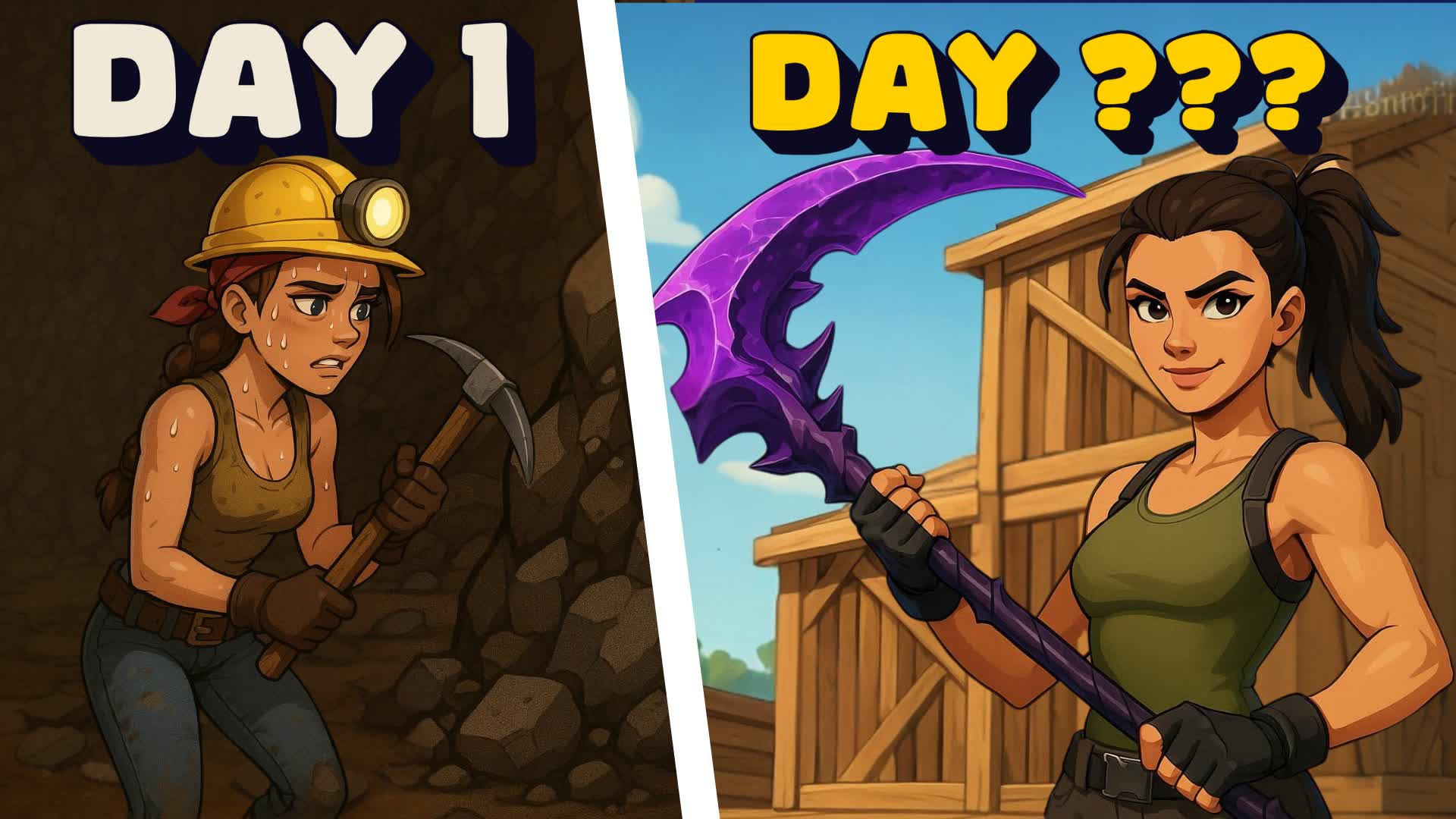 MINI SURVIVAL MODE PVP 🏔️