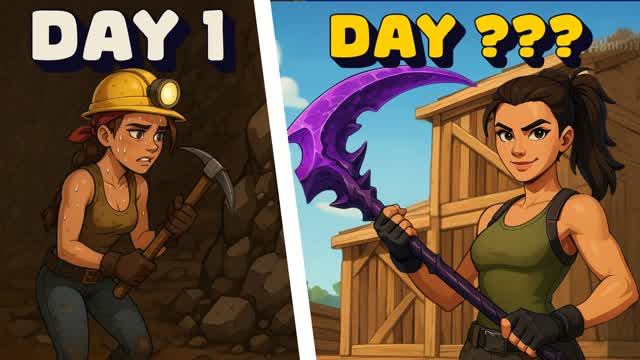 MINI SURVIVAL MODE PVP 🏔️