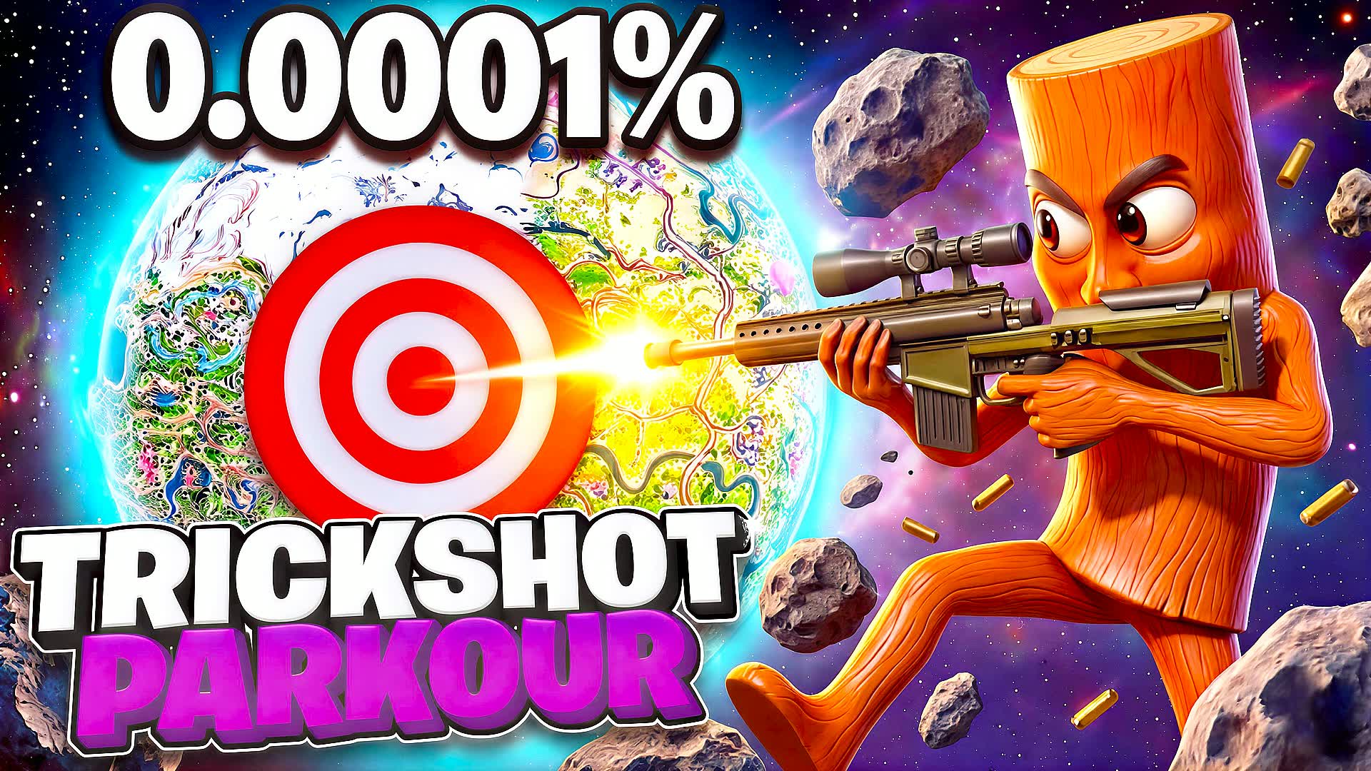 EXTREME TRICKSHOT PARKOUR🎯(50+ LEVELS)