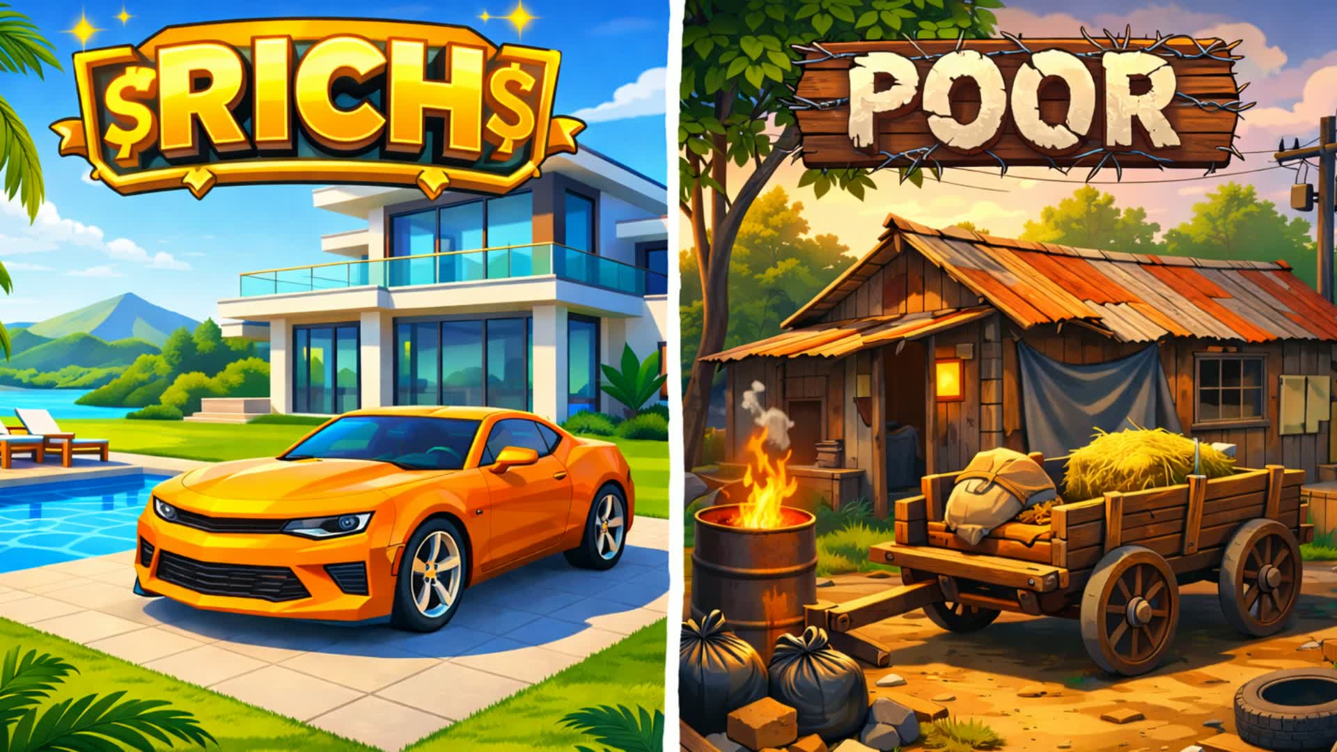 Millionaire VS POOR TYCOON