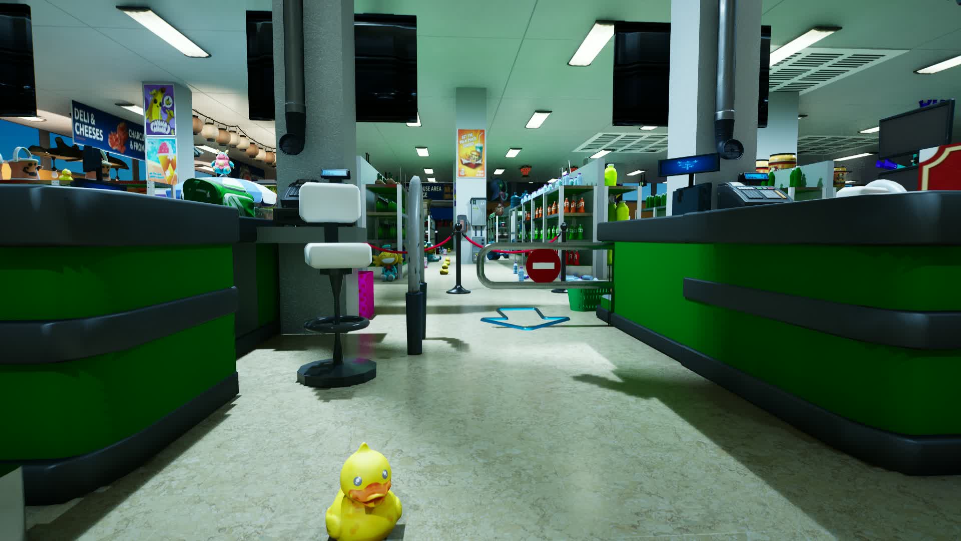 シンプルなスーパーマーケットプロップハント