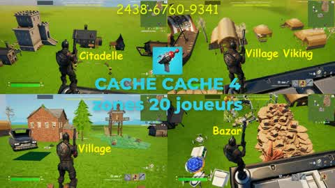 CACHE CACHE 4 zones