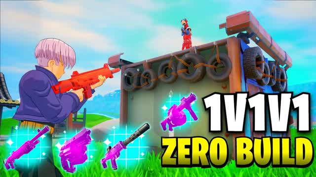 1V1V1 ZERO BUILD REALISTICS PVP 🎯