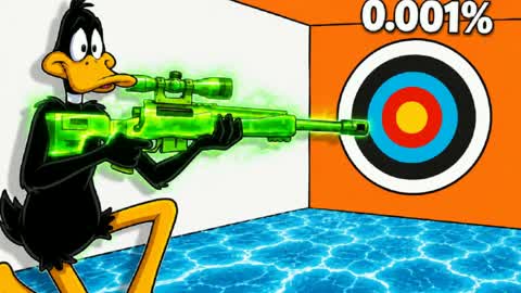 🦚🎯 COLOR TRICKSHOT RAINBOW PARKOUR 🎨