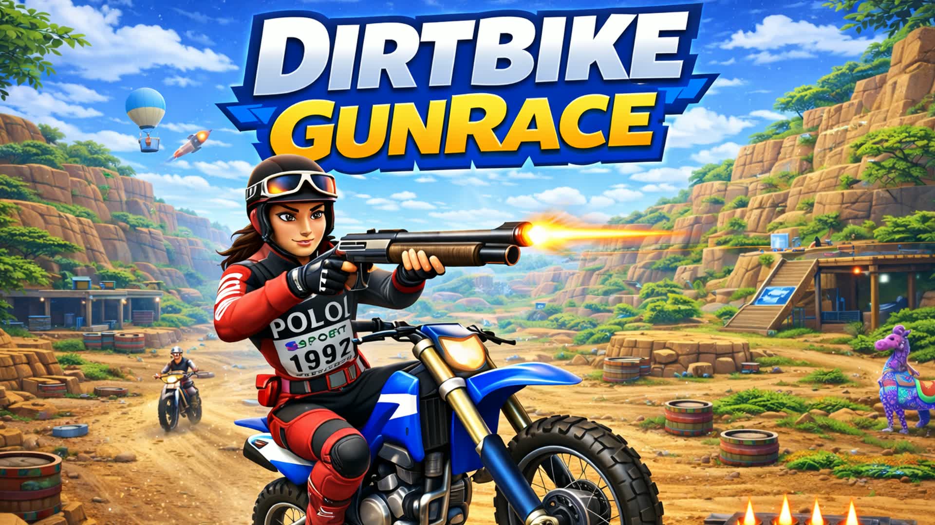 ディスクトップフォートナイト専用 DIRTBIKE GUNRACE 6263-2905-9186 by theo999 - フォートナイト