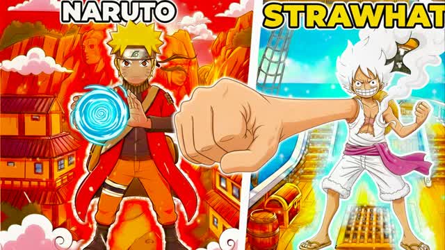 🏴‍☠️STRAWHATS VS HIDDENLEAF🦊