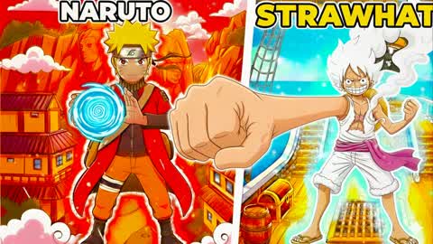 🏴‍☠️STRAWHATS VS HIDDENLEAF🦊
