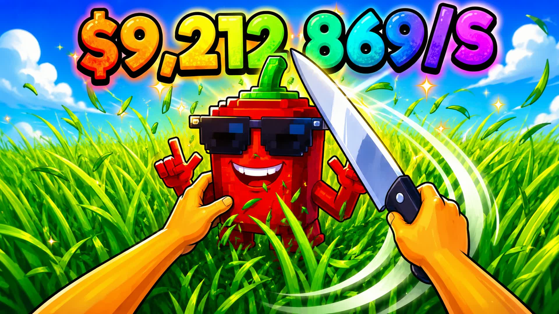 CHOP GRASS FOR BRAINROTS ( TYCCON )