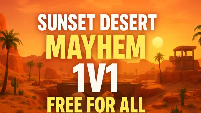 Sunset Desert Mayhem 1v1 FFA🔥🌵🌅🤠⚔️💥
