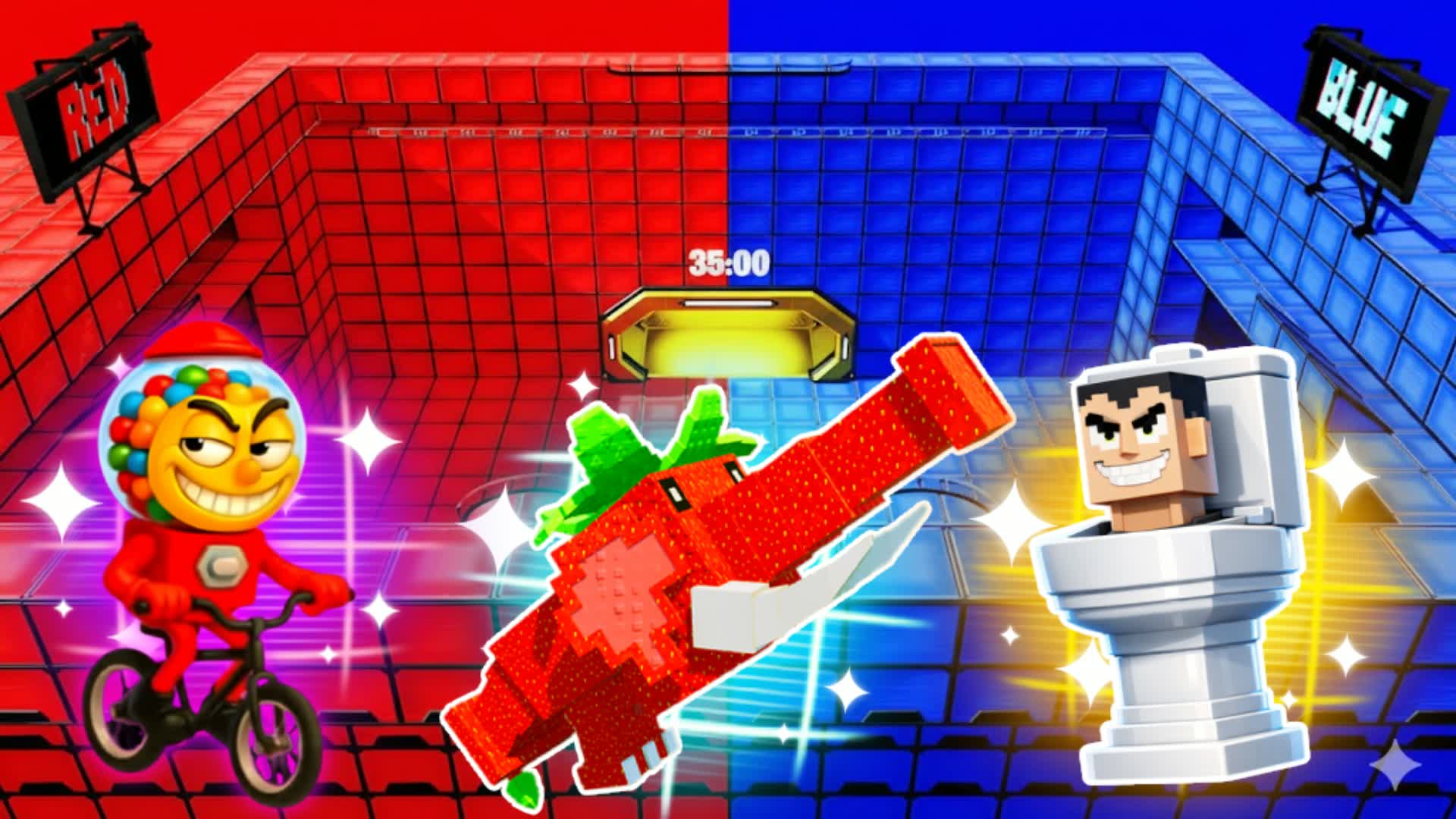 SPECIAL RED VS BLUE 🔴🔵