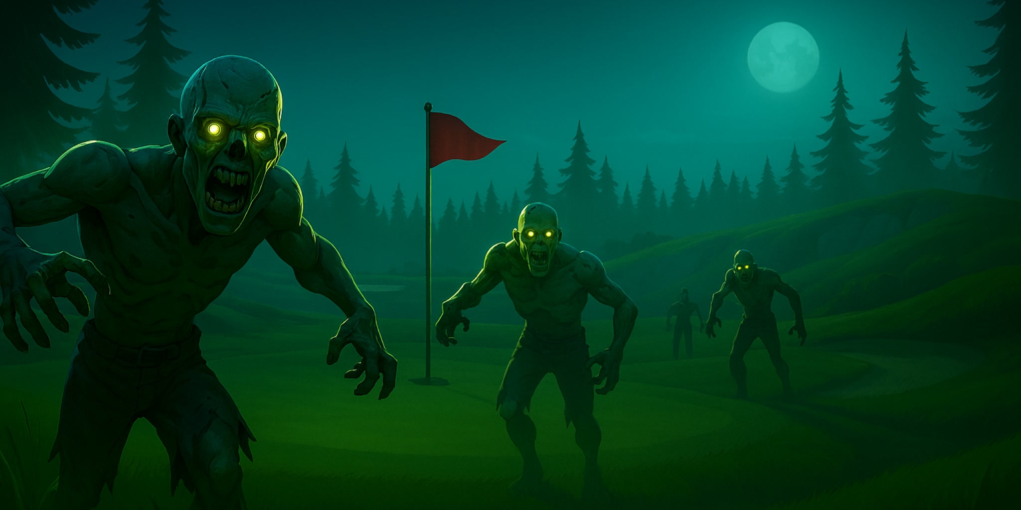 ZOMBIE FAIRWAYS - Round-Based Survival