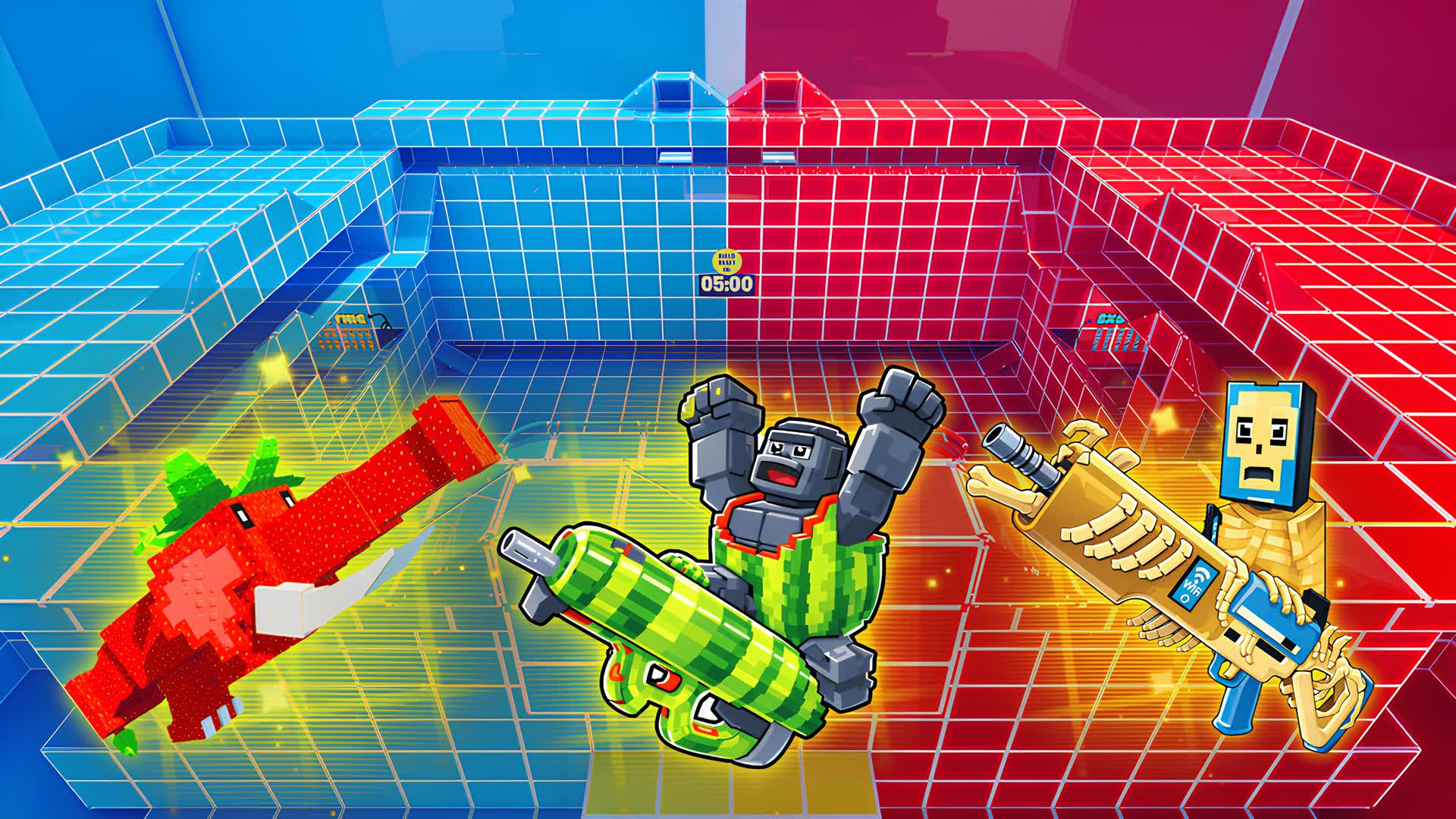 ウルトラスーパーレッドVSブルー