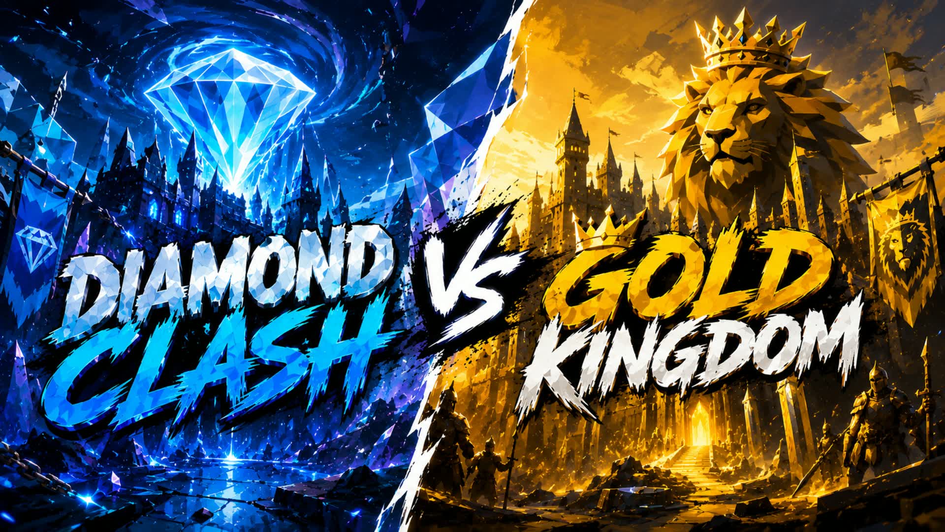 💎 DIAMOND CLASH VS GOLD KINGDOM 🥇