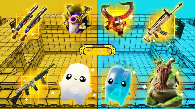 NEW COMBAT - FFA - BLUE VS YELLOW 🔵🟡