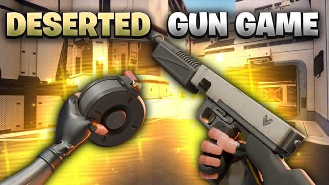 DESERTED GUN GAME 🌵 FIRST PERSON 🎯