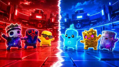SUPER RED VS BLUE POWER WAR 🔴🔵