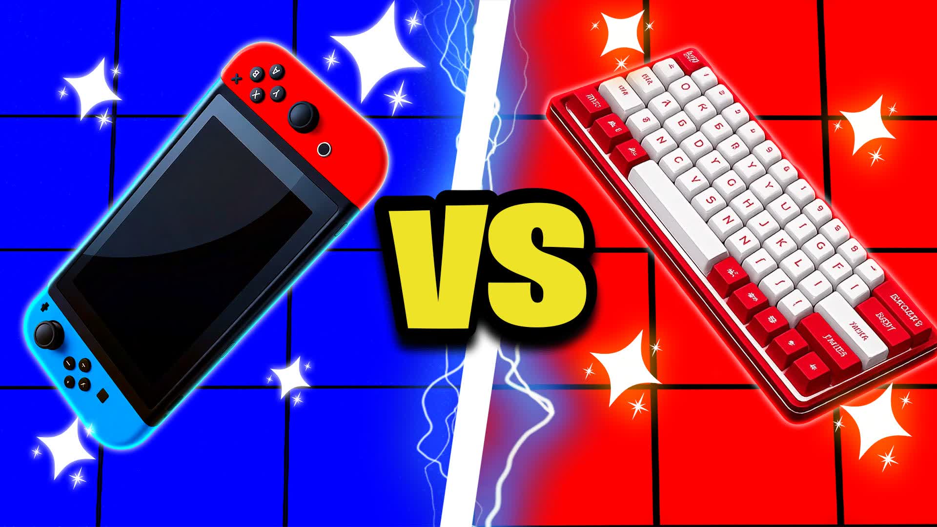 SUPER SWITCH VS PC RED VS BLUE 🔴🔵