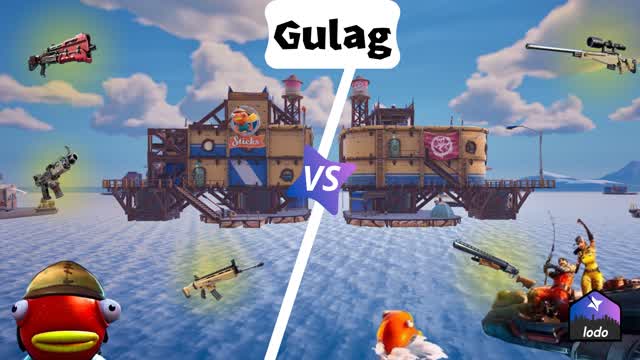 1V1 Goulag/Versus dans l'océan
