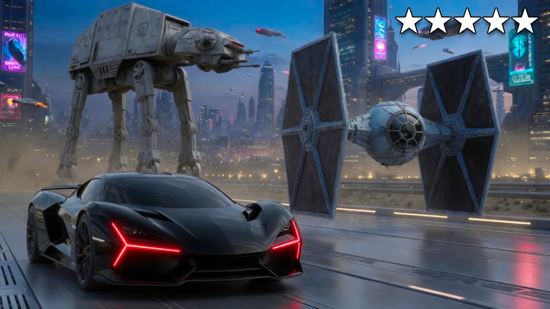 STAR WARS CITY DRIVE 🌌