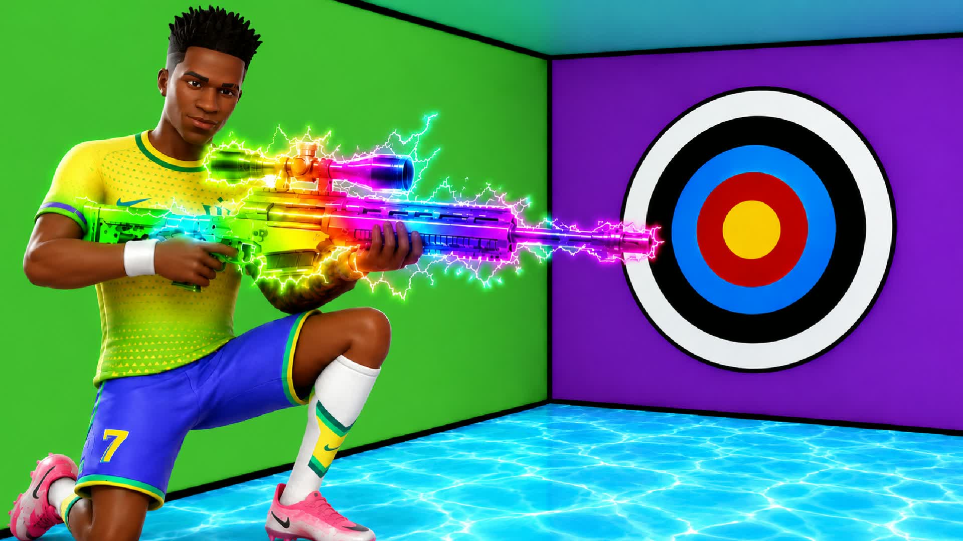 UNC VINI TRICKSHOT PARKOUR ⚽ 80+ — Fortnite Creative Insel