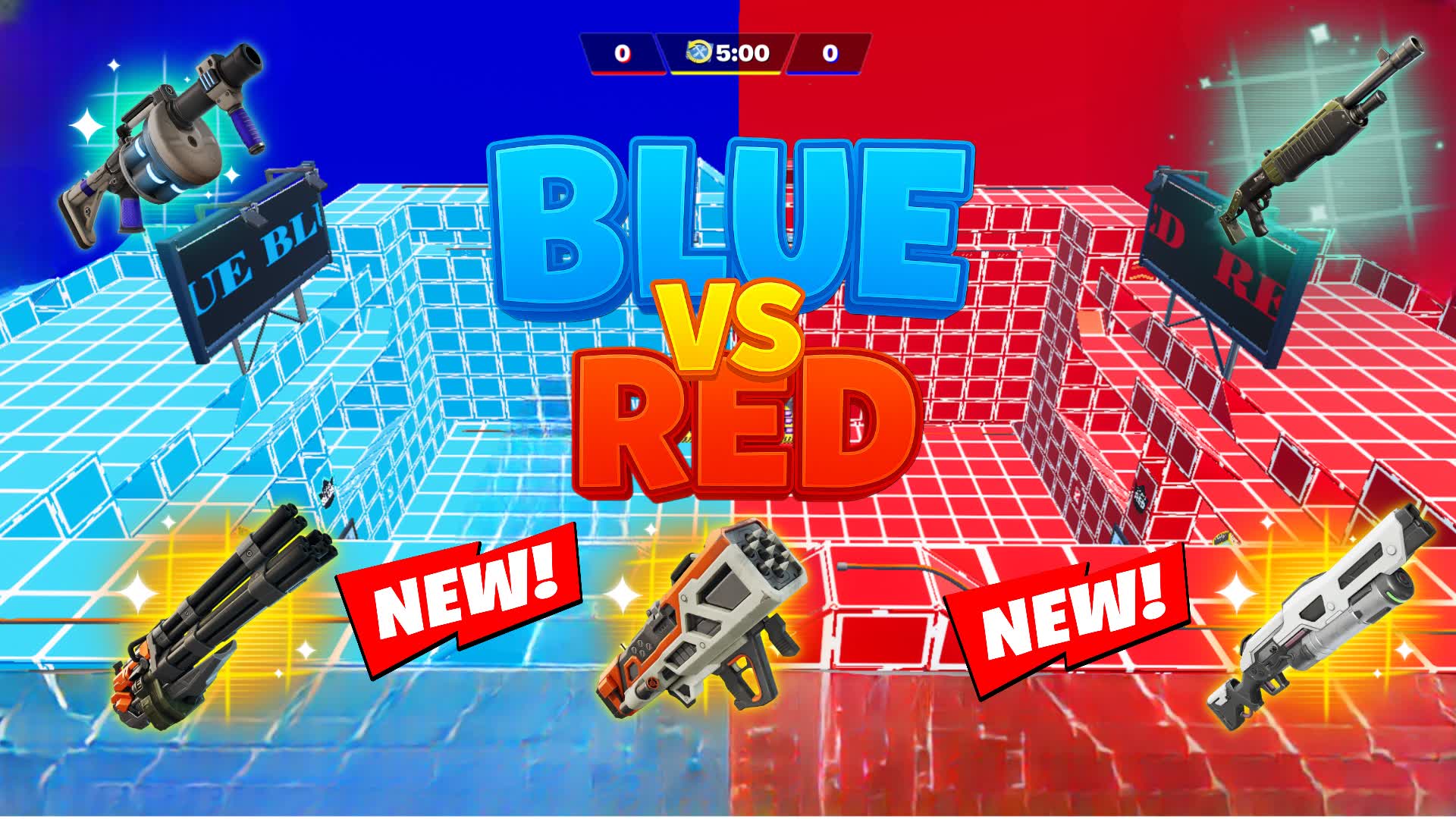 🔴🔵 RED vs BLUE: NEW GUNS