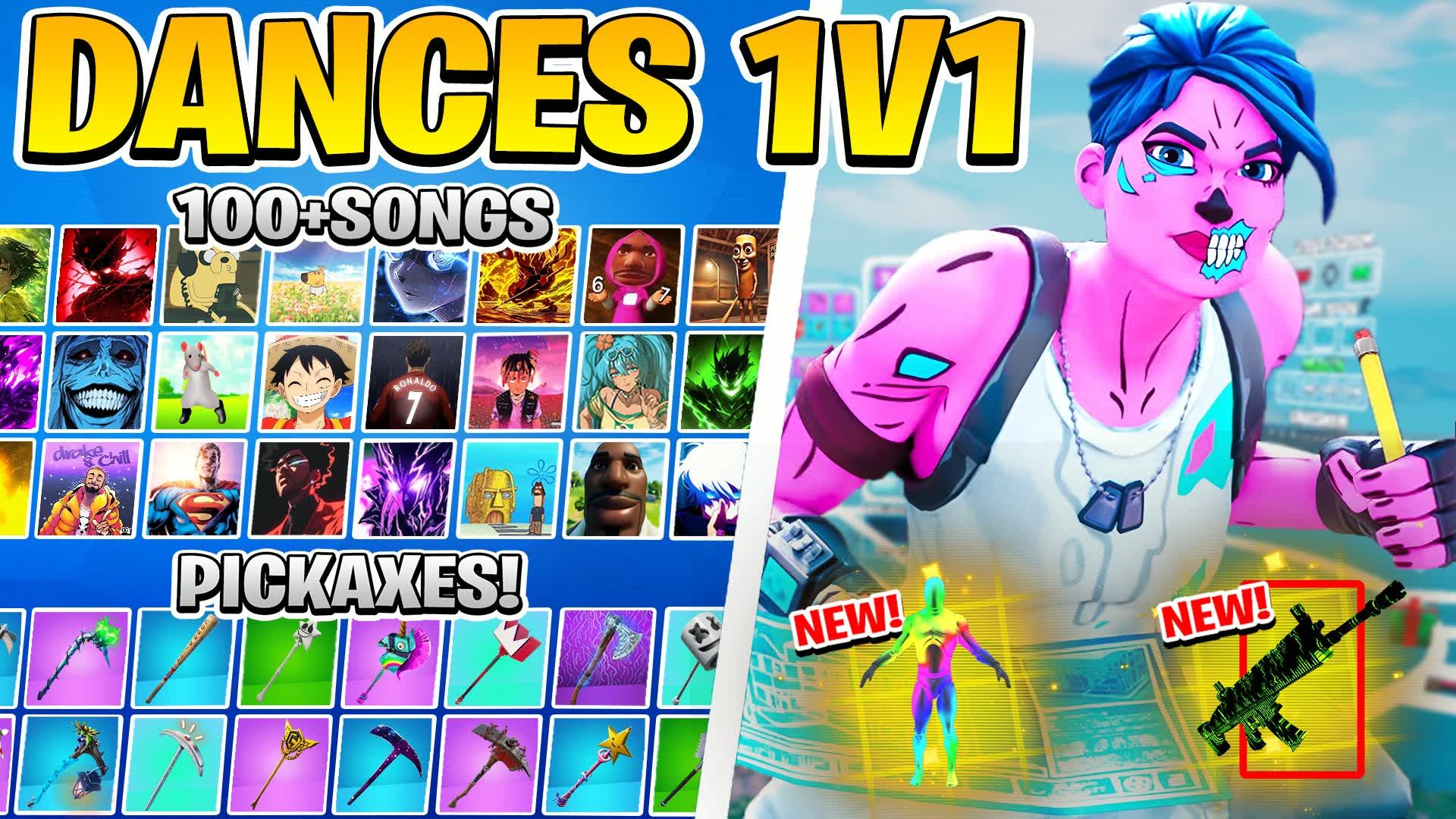 🎵 Dances 1V1 [100+ SONGS]