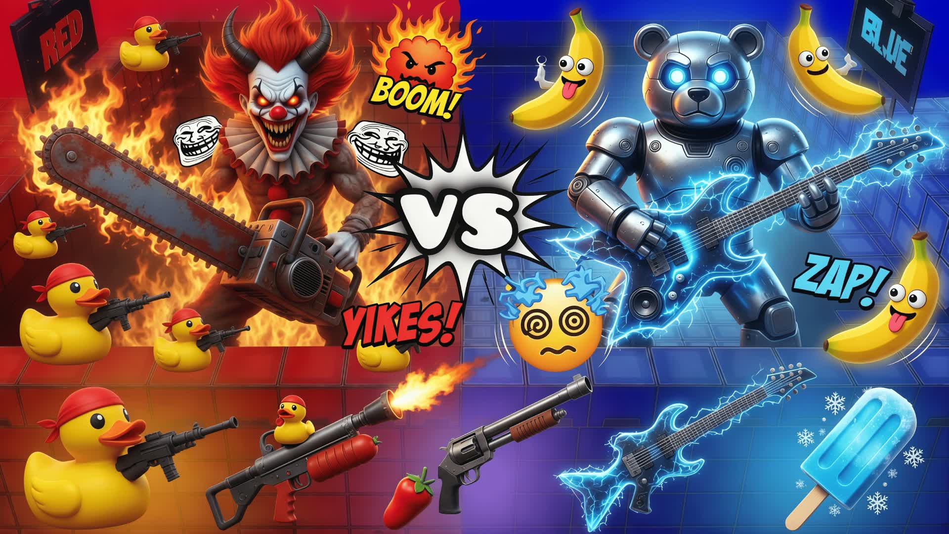LUXMAXING XXL RED VS BLUE