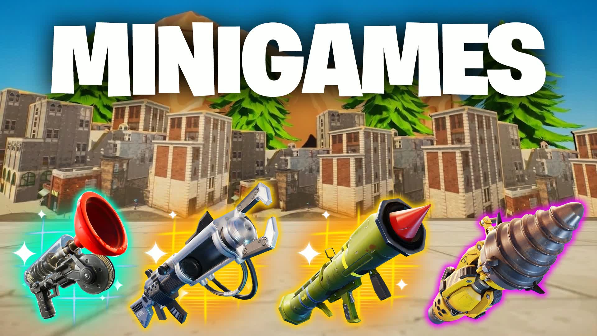 TILTED TOWERS MINIGAMES - TYRUX7