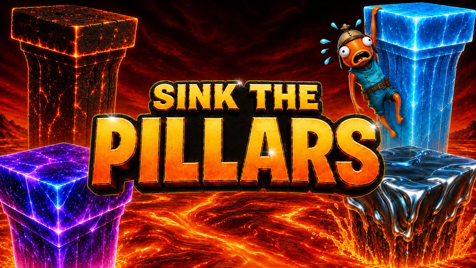 Sink The Pillars — Fortnite island 7961-9237-7607 by NicoNeruda