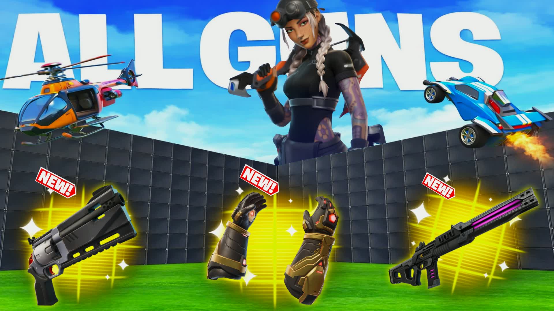 1V1 WITH AII guns & Vehicles