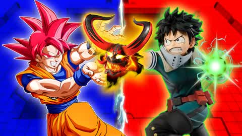 ANIME MYTHICS RED VS BLUE🔴🔵
