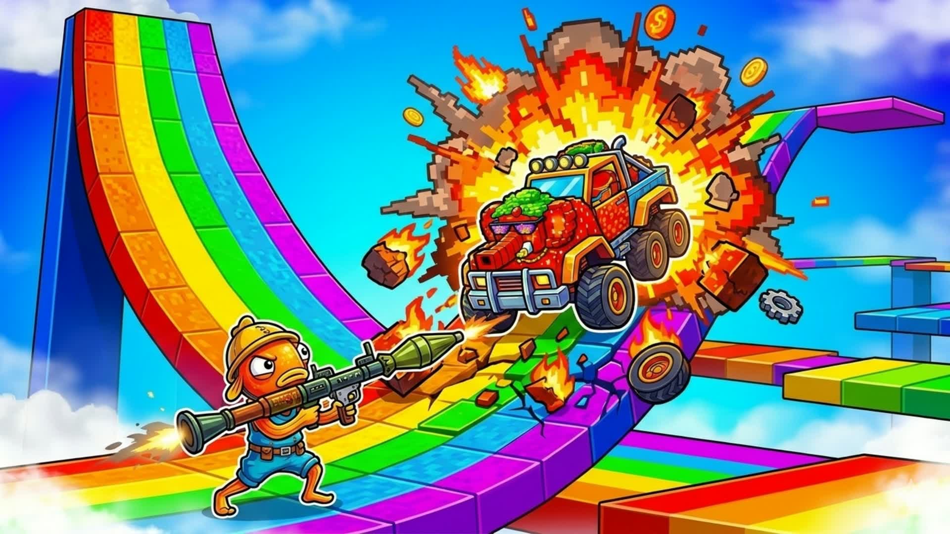 ロケット vs. メガランプ