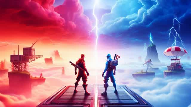 💯RED VS BLUE🥶 1V1