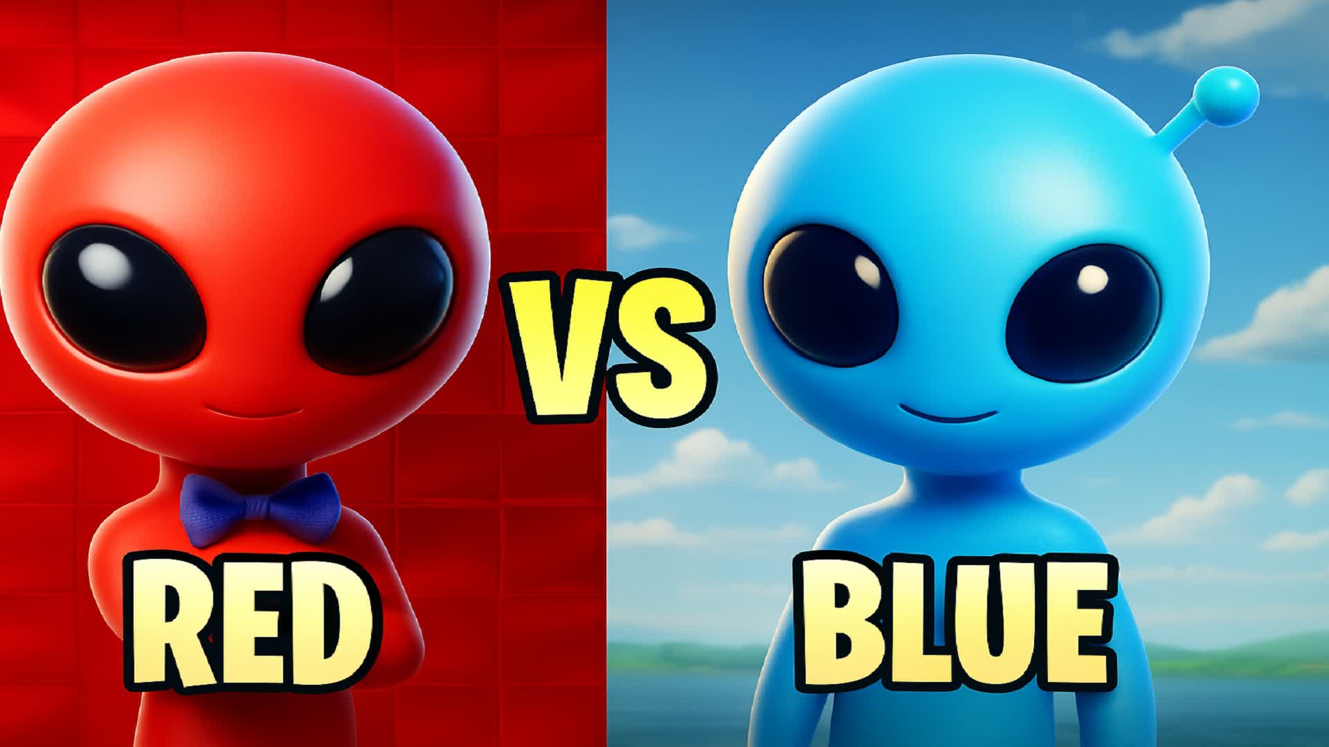 BIG SUPER RED VS BLUE 🔴🔵