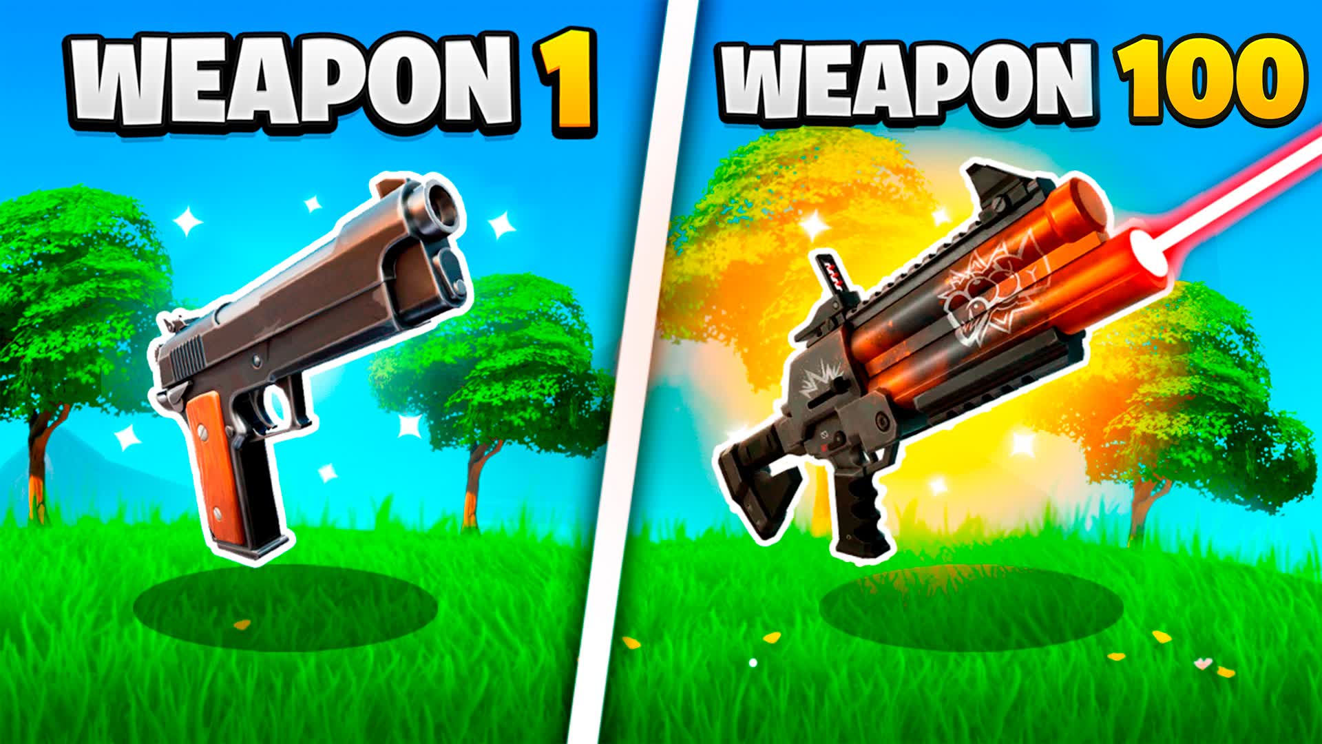 👑 GUN GAME 🔫 ONE SHOT 💥 5187-7744-3742 by onial - Fortnite Creative Map ...
