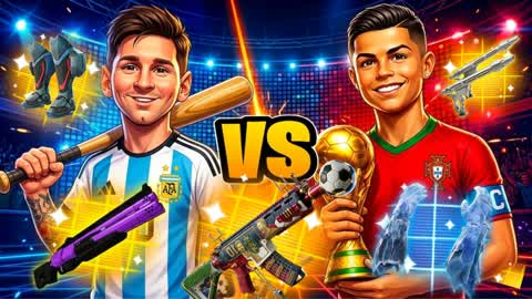 RONALDO VS MESSI RED VS BLUE WORLD