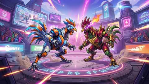 1vs1 4vs4 Rooster Fight