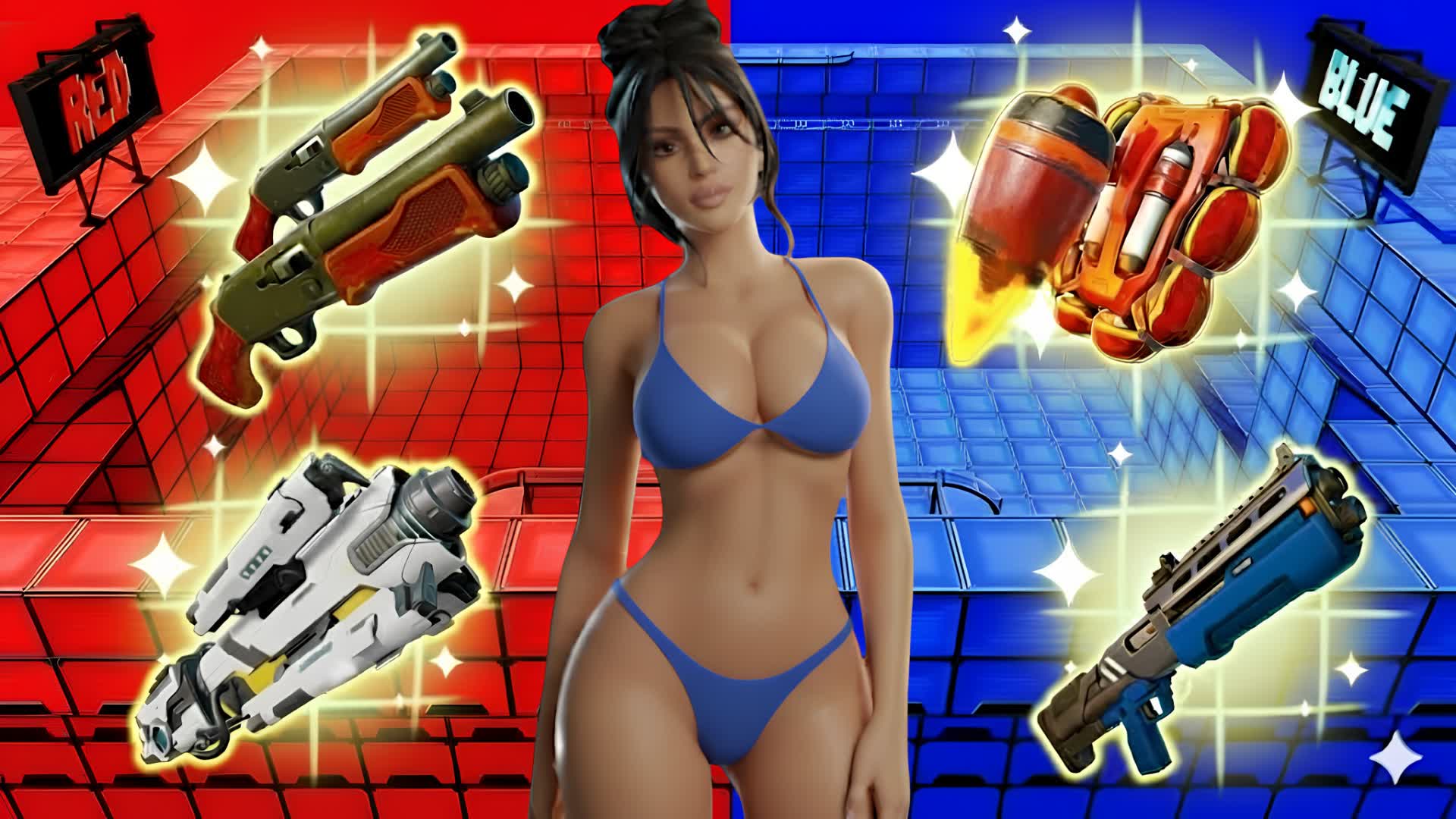 ULTRA RED VS BLUE 🔴🔵 RVB