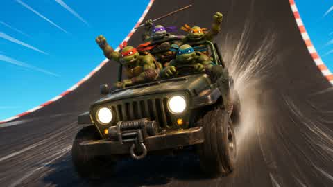 TMNT - MEGA RAMP FUN