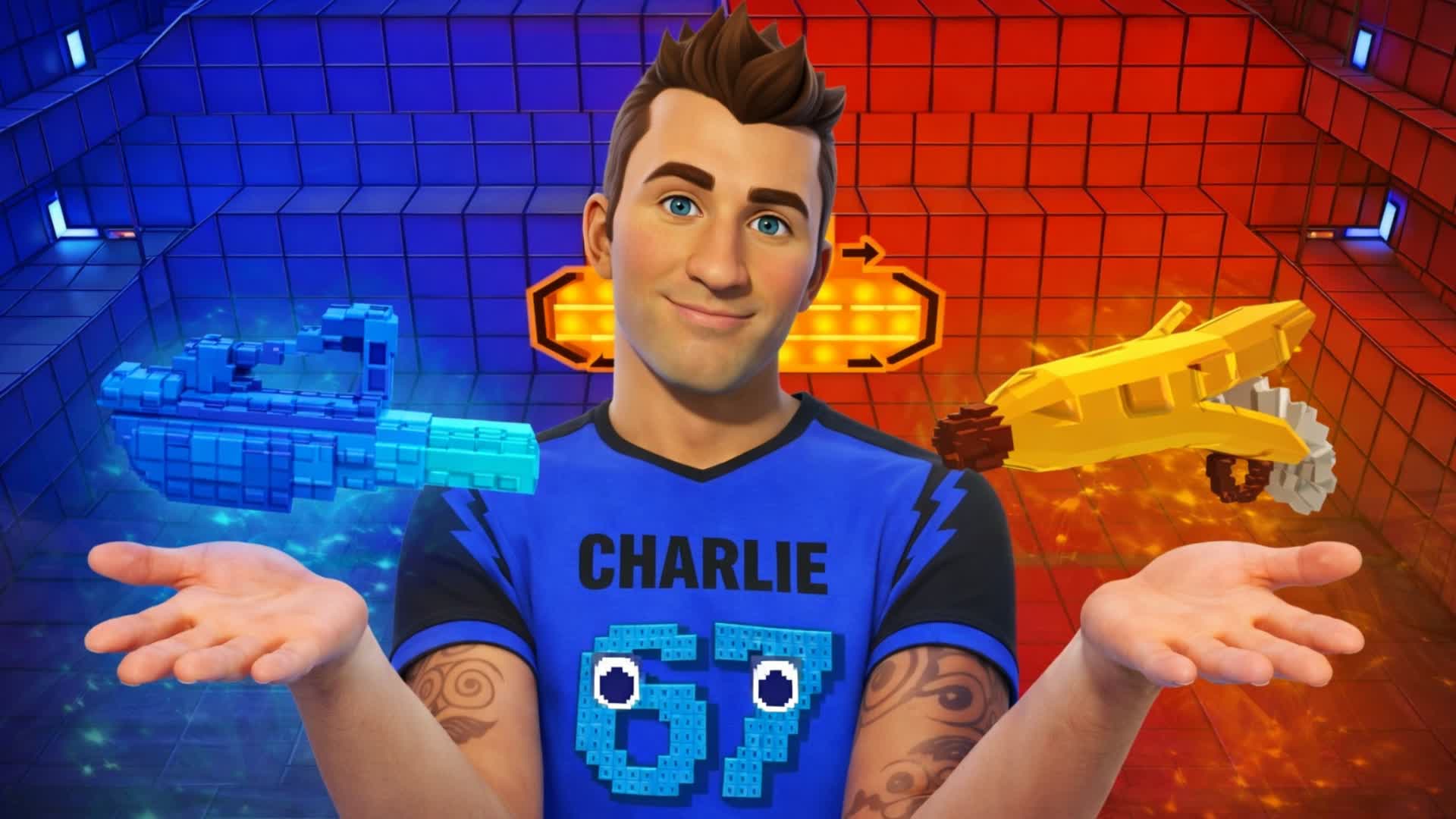 CHARLIE RED VS CRAZY BLUE 🔴🔵
