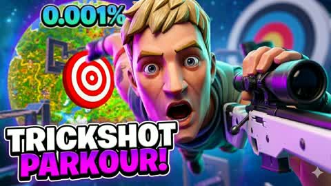 INSANE TRICKSHOT PARKOUR 🎯(40 LEVELS)