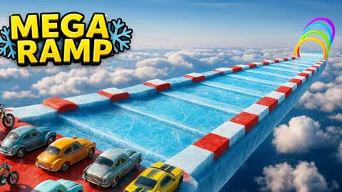 ❄️CARS MEGA RAMP ICE❄️